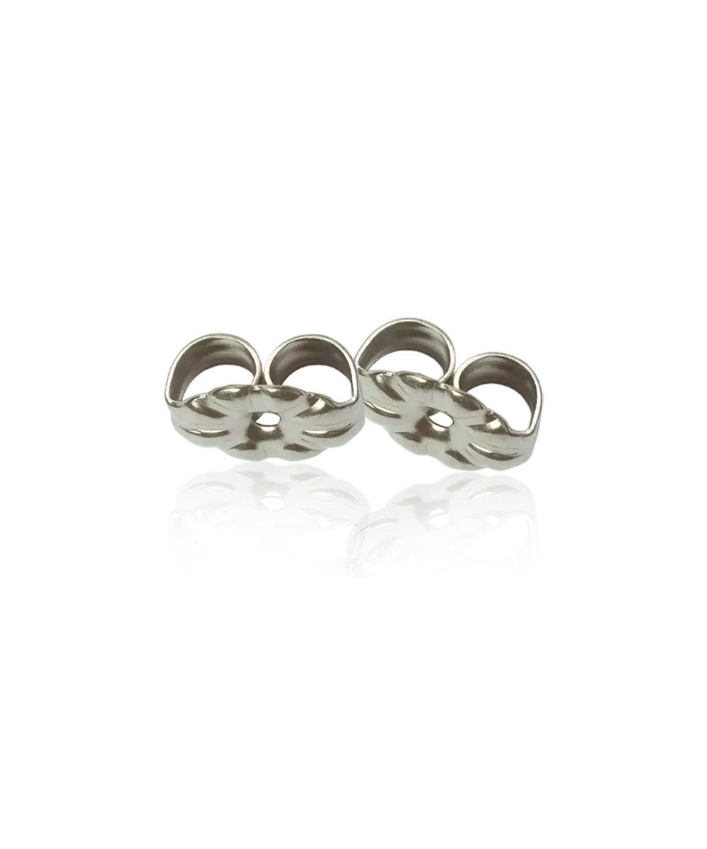 Natural Titanium Skin Friendly Earring Backs for Titanium Earrings