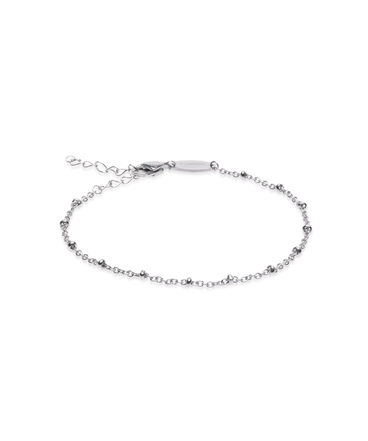 Silver Titanium Ball Bracelet 2.5mm