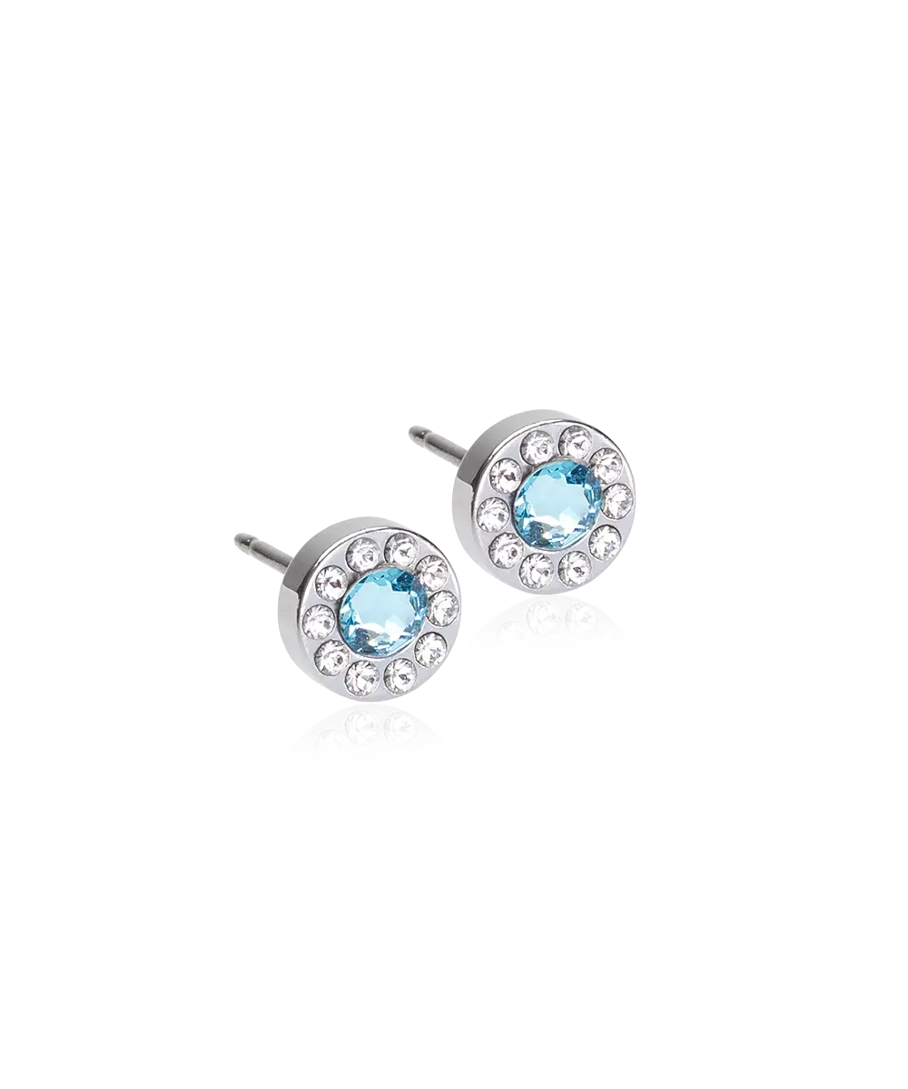 Silver Titanium Brilliance Halo 8mm
