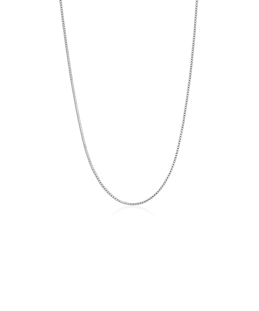Silver Titanium Classic Necklace 2.5mm