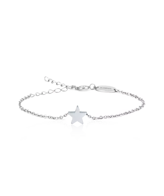 Silver Star Bracelet 8mm