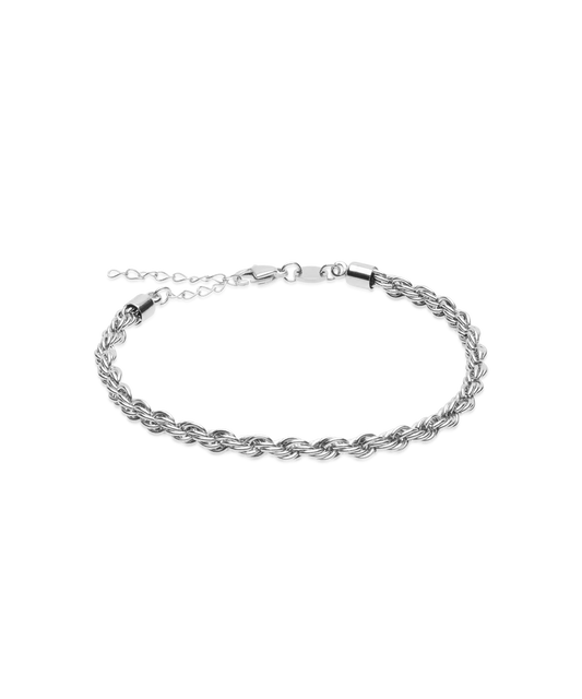 Silver Grand Twist Bracelet
