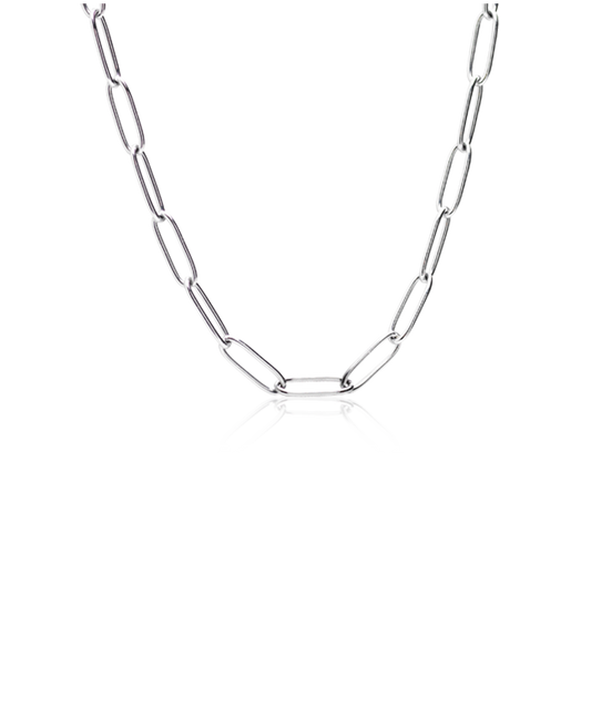 Silver Link Necklace