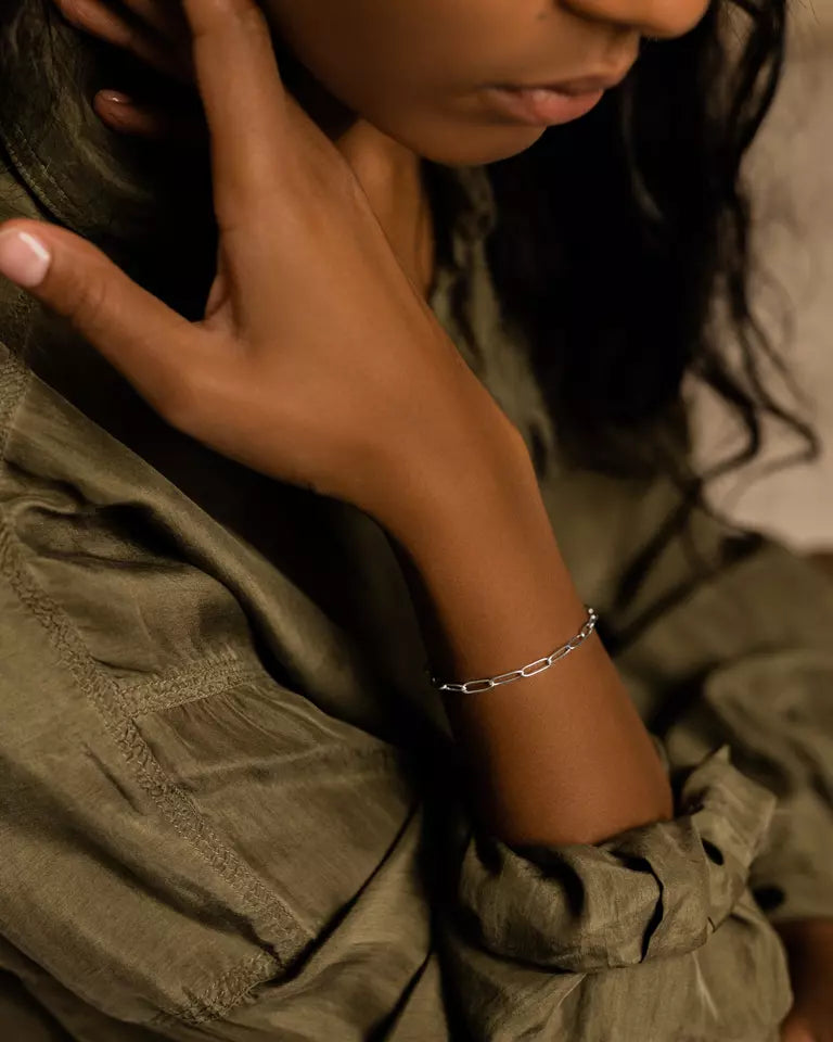 Silver Link Bracelet 3.5mm