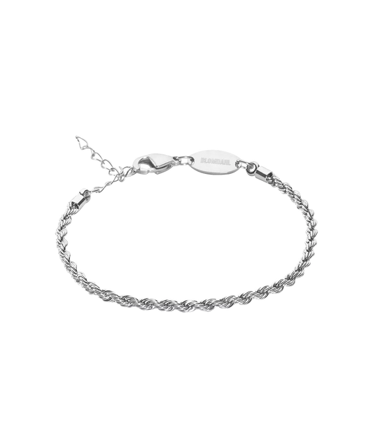 Silver Twist Bracelet 2.5mm