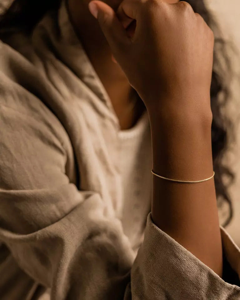 Gold Classic Bracelet 1mm