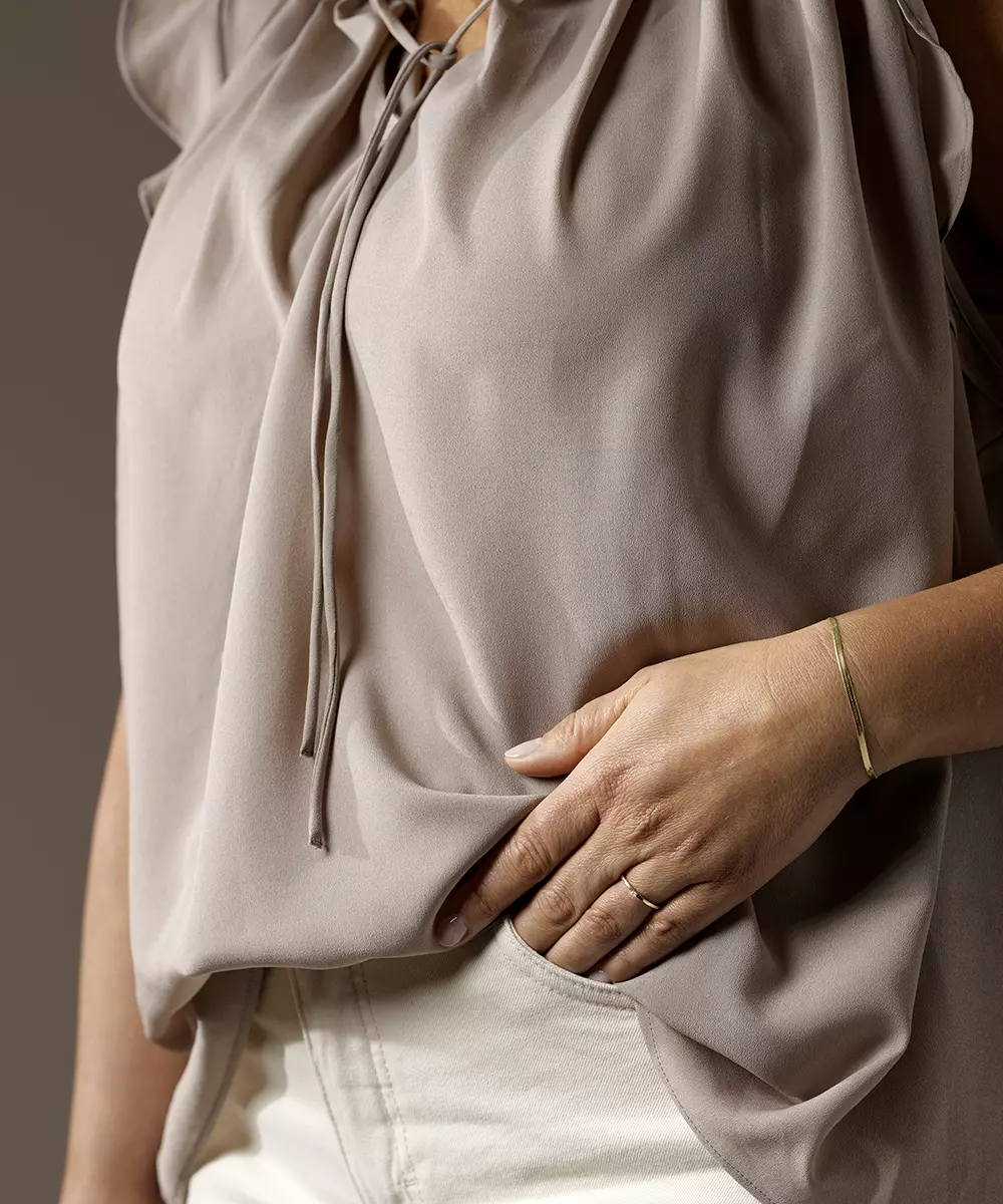 Gold Titanium Plain Bracelet 2.5mm