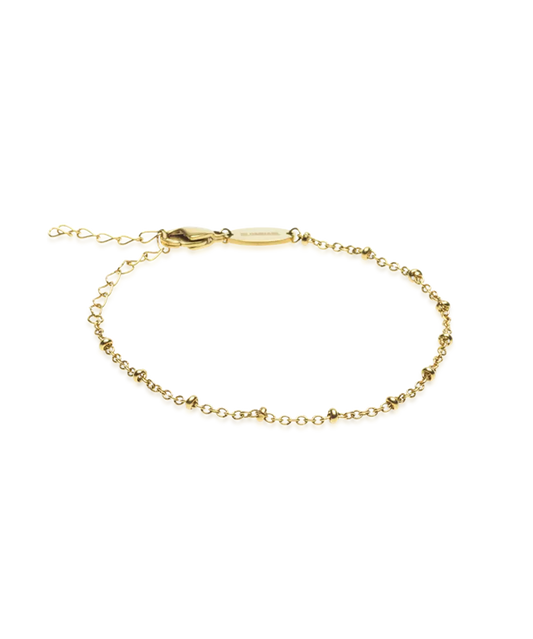 Gold Ball Bracelet 2.5mm