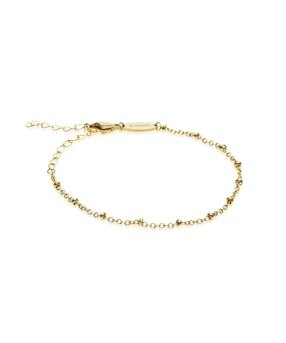 Gold Ball Bracelet 2.5mm