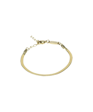 Load image into Gallery viewer, Gold Titanium Plain Bracelet 2.5mm
