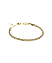 Load image into Gallery viewer, Gold Titanium Round Mesh Bracelet 3mm
