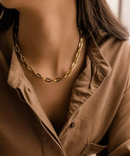 Load image into Gallery viewer, Gold Titanium Grand Link Necklace
