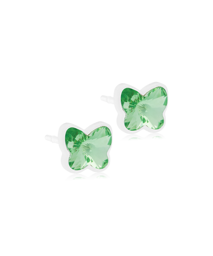 Medical Plastic Butterfly Earrings 5mm