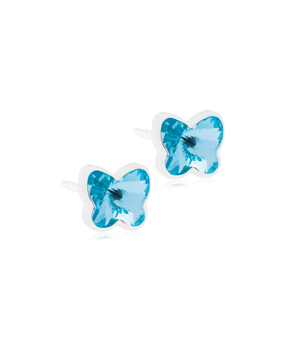 Medical Plastic Butterfly Earrings 5mm