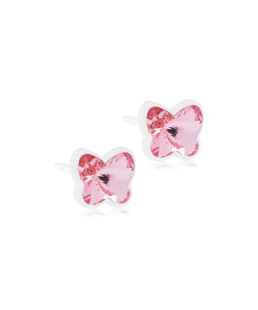 Medical Plastic Butterfly Earrings 5mm