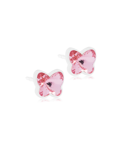 Medical Plastic Butterfly Earrings 5mm