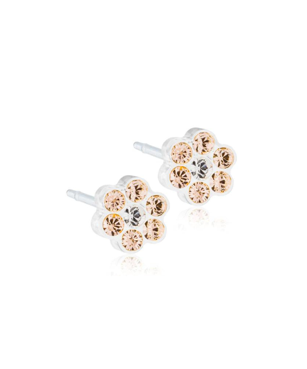 Medical Plastic Daisy Earrings 5mm