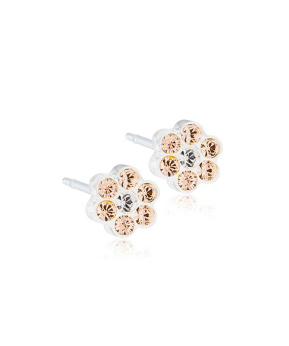Medical Plastic Daisy Earrings 5mm