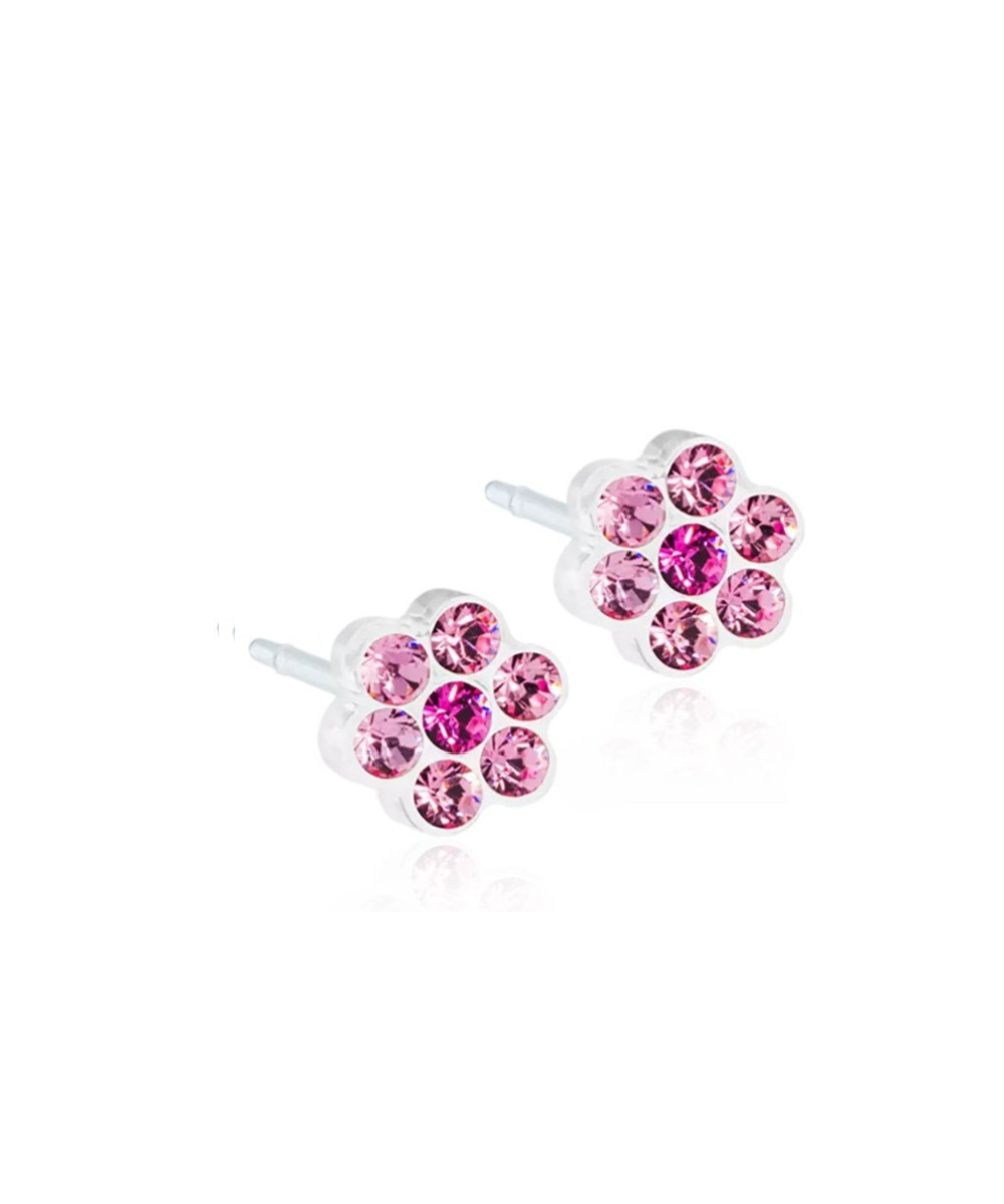 Medical Plastic Daisy Earrings 5mm