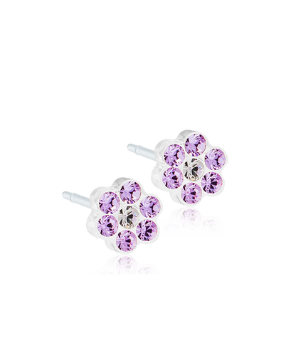 Medical Plastic Daisy Earrings 5mm