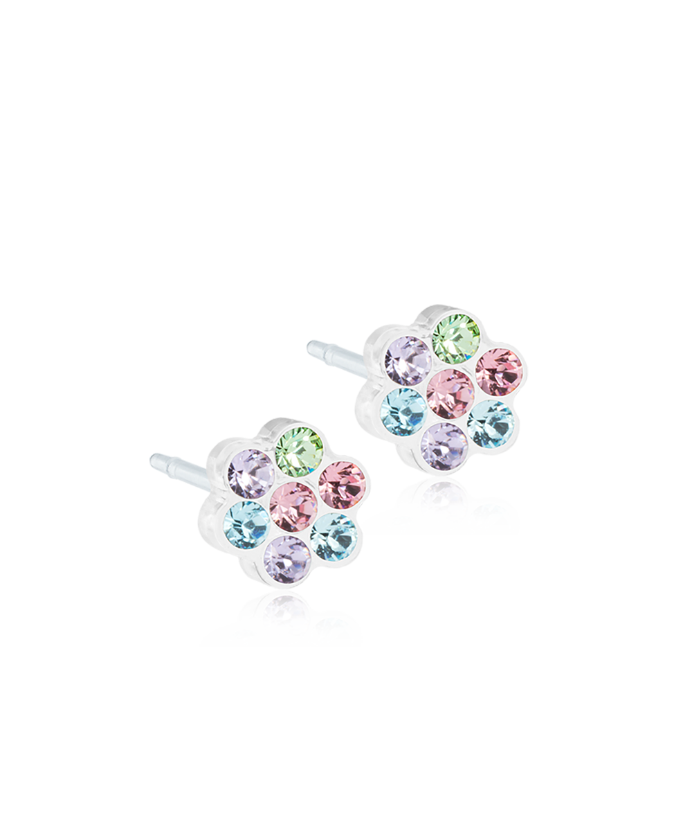 Medical Plastic Daisy Earrings 5mm