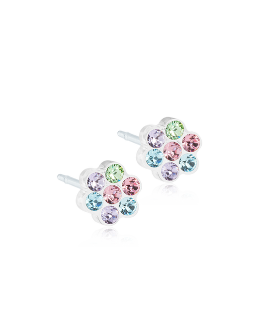 Medical Plastic Daisy Earrings 5mm