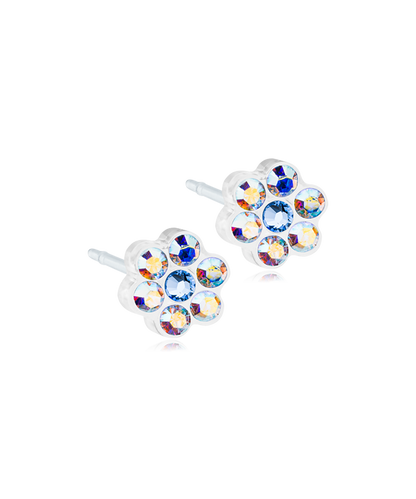 Medical Plastic Daisy Earrings 5mm