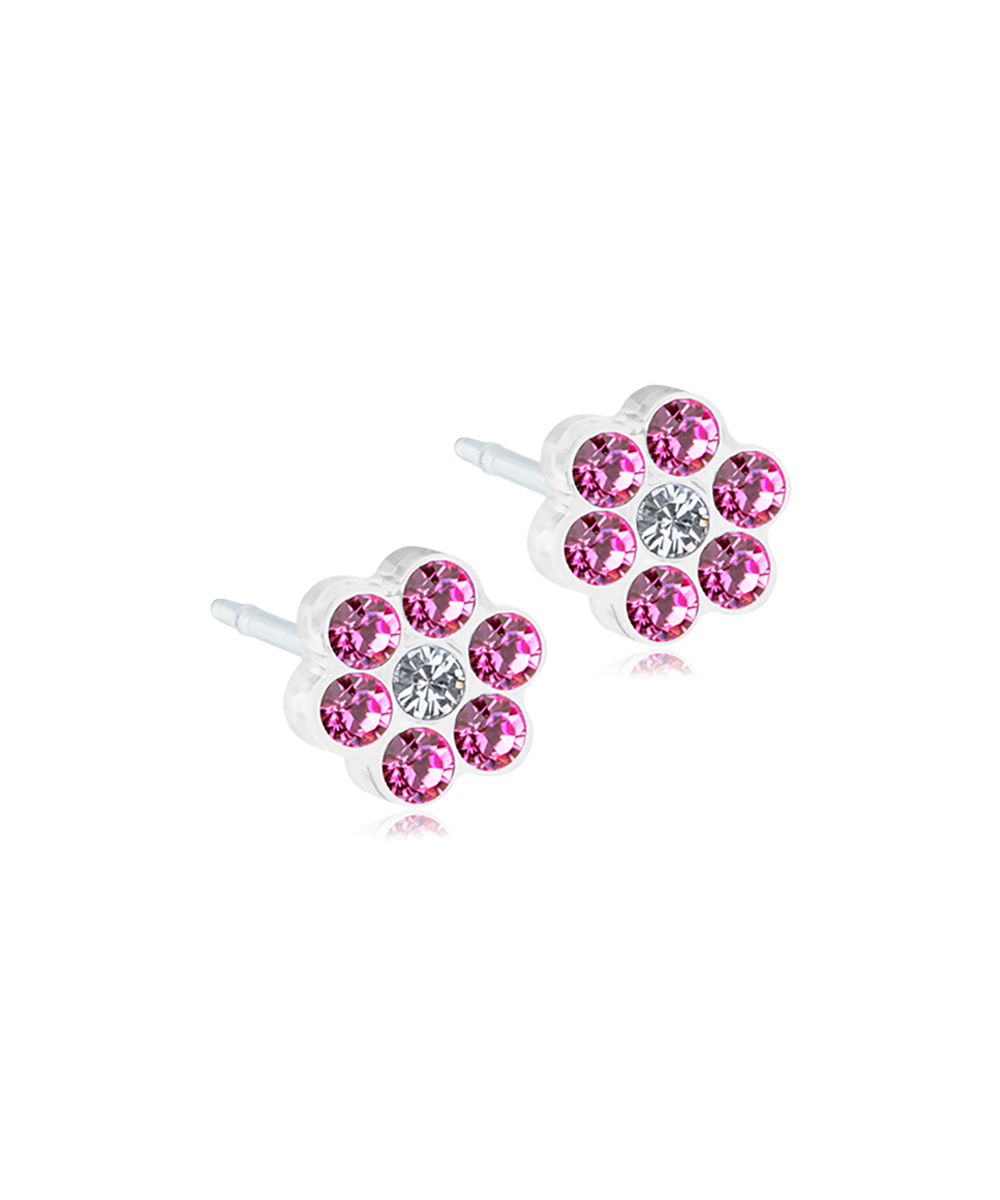 Medical Plastic Daisy Earrings 5mm