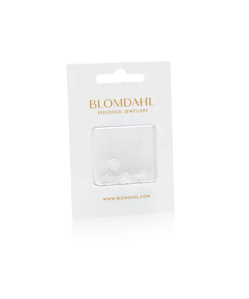 Medical Plastic Earring Backing 4PCS Blomdahl Skin Friendly and