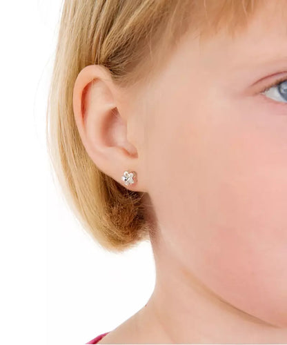 Medical Plastic Flower Earring