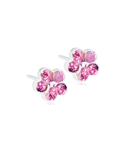 Medical Plastic Flower Earring