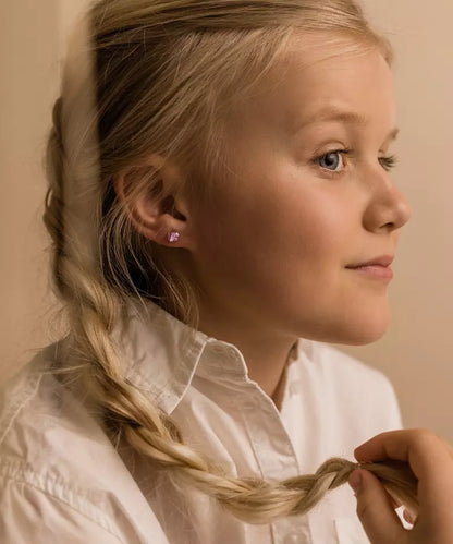 Medical Plastic Flower Earring