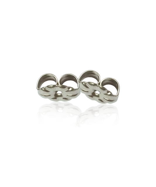 Natural Titanium Skin Friendly Earring Backs for Titanium Earrings