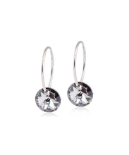 Load image into Gallery viewer, Natural Titanium Round Pendant Earrings 8mm
