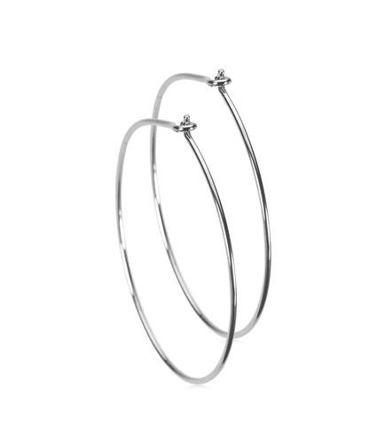 Natural Titanium Safety Ear Rings
