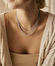 Load image into Gallery viewer, Silver Titanium Classic Necklace 2.5mm
