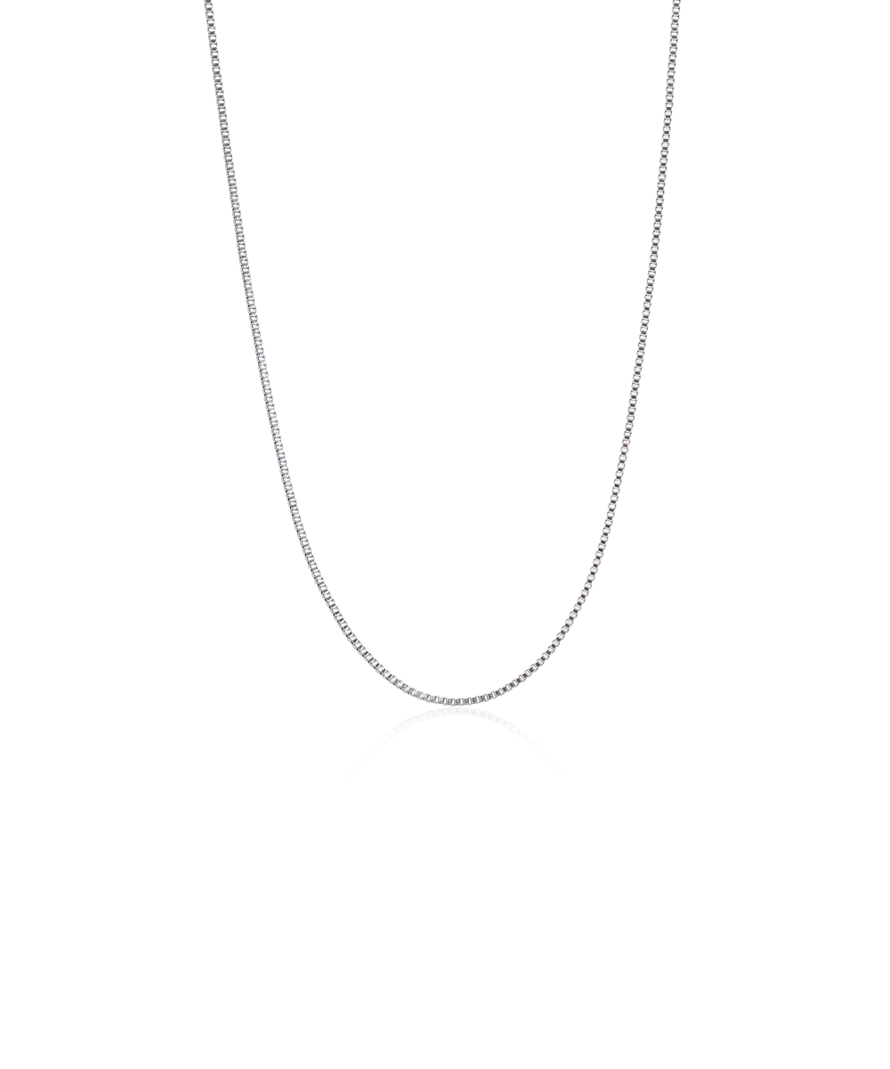 Silver Titanium Classic Necklace 2.5mm