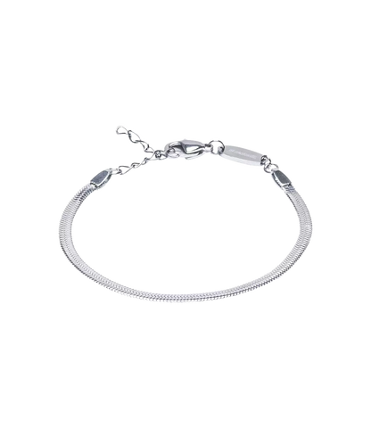 Silver Titanium Plain Bracelet 2.5mm