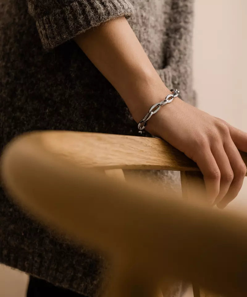 Silver Grand Link Bracelet