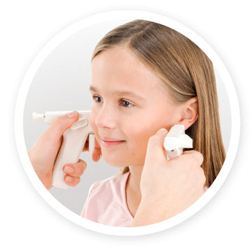 Piercing the ears simultaneously using sterile disposable products