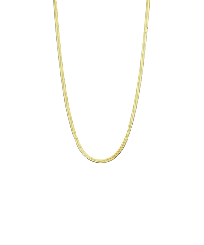 Gold Plain Necklace 2.5mm